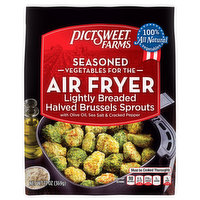 Pictsweet Farms Brussels Sprouts, Lightly Breaded, Halved, Air Fryer, Seasoned - 13 Ounce 