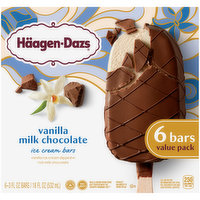 Haagen Dazs Vanilla Milk Chocolate Ice Cream Snack Bars - 18 Fluid ounce 