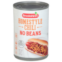 Brookshire's Homestyle Chili, No Beans - 15 Each 