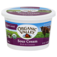 Organic Valley Sour Cream, Rich & Creamy - 1 Pound 