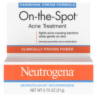 Neutrogena Acne Treatment, Vanishing Cream Formula - 0.75 Ounce 