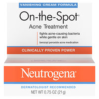 Neutrogena Acne Treatment, Vanishing Cream Formula - 0.75 Ounce
