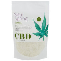 Soul Spring Bath Soak, Soothing, CBD - 12 Ounce 