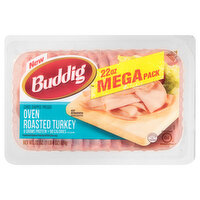 Buddig Turkey, Oven Roasted, Mega Pack - 22 Ounce 