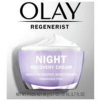 Olay Recovery Cream, Fragrance-Free, Night