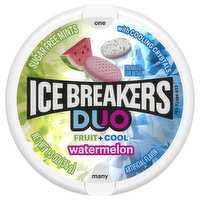 Ice Breakers Mints, Sugar Free, Fruit + Cool, Watermelon