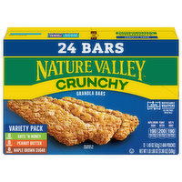 Nature Valley Granola Bars, Oats N Honey/Peanut Butter/Maple Brown Sugar, Crunchy, Variety Pack - 12 Each 