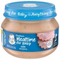 Gerber Ham and Gravy, Sitter 2nd Foods - 2.5 Ounce 