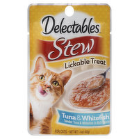 Delectables Lickable Treat, Stew, Tuna & Whitefish - 1.4 Ounce 