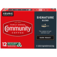 Community Coffee Signature Blend Dark Roast Coffee Single-Serve Cups - 4.6 Ounce 