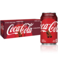 Coca-Cola Cinnamon, Cinnamon Flavored Coke Soda Pop Soft Drink, Fridge Pack - 12 Each 