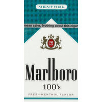 Marlboro Cigarettes, Menthol, 100's - 20 Each 