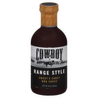 Cowboy BBQ Sauce, Range Style - 18 Ounce