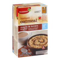 Brookshire's Oatmeal, Instant, Maple & Brown Sugar