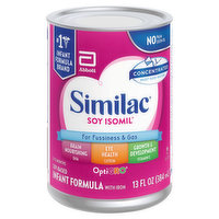 Similac Infant Formula with Iron, Soy-Based, OptiGro, Concentrated, 0-12 Months