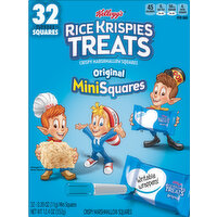 Rice Krispies Treats Crispy Marshmallow Squares, Original, MiniSquares - 32 Each 