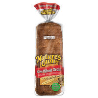 Nature's Own Bread, 100% Whole Grain - 20 Ounce 
