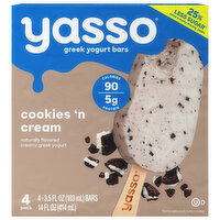 Yasso Yogurt Bars, Cookies 'n Cream, Greek