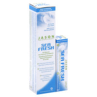 Jason Toothpaste, All Natural, Sea-Sourced, Deep Sea Spearmint, with 1 oz Bonus Pack - 6 Ounce 