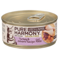 Pure Harmony Cat Food, Grain Free, Turkey & Giblets Recipe, Pate