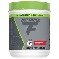 Fast Twitch Pre-Workout Supplement, Fruit Punch - 16.2 Ounce 