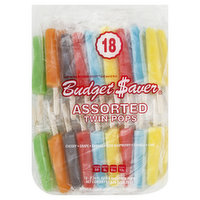 Budget Saver Twin Pops, Assorted - 18 Each 