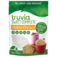 Truvia Sweetener, Stevia Leaf, Granulated, All-Purpose, Plant-Based