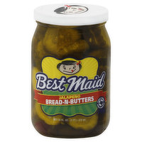 Best Maid Bread-N-Butters, Jalapeno - 16 Ounce
