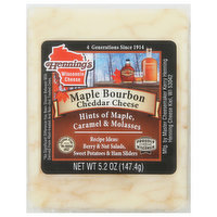 Hennings Cheese, Cheddar, Maple Bourbon - 5.2 Ounce 