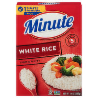 Minute White Rice, Light & Fluffy - 14 Ounce 