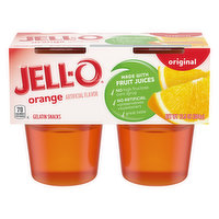 Jell-O Gelatin Snacks, Orange - 13.5 Ounce 