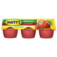 Mott's Applesauce, Strawberry, 6 Pack - 6 Each 