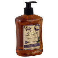 A La Maison Liquid Soap, for Hand & Body, Lavender Aloe - 16.9 Ounce 
