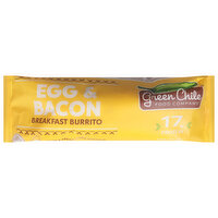 Green Chile Food Company Breakfast Burrito, Egg & Bacon - 6 Ounce 