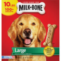 Milk-Bone Dog Snacks, Biscuits, Large - 10 Pound 