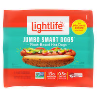 Lightlife Hot Dogs, Plant-Based - 13.5 Ounce 