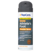 TopCare Powder Spray, Athlete's Foot, Medicated - 4.6 Ounce 