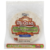 Mi Casa Tortillas, Flour, Fajita Style - 10 Each 