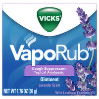 Vicks Ointment, Lavender Scent - 1.76 Ounce 