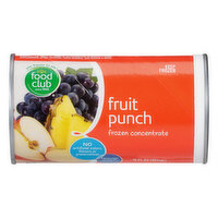 Food Club Frozen Concentrate, Fruit Punch - 12 Ounce