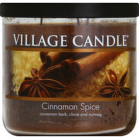 Village Candle Candle, Cinnamon Spice, Glass Cylinder - 1 Each 