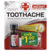 Red Cross Pain Relief, Instant, Toothache - 0.125 Ounce