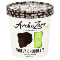 Arctic Zero Frozen Desserts, Fit, Purely Chocolate - 1 Pint 