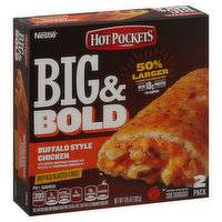 Hot Pockets Sandwiches, Buffalo Style Chicken, Big & Bold, 2 Pack - 2 Each 