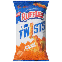 Ruffles Potato Snacks, Double Cheddar Flavored - 5.5 Ounce 