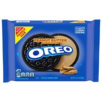 OREO Peanut Butter Creme Chocolate Sandwich Cookies, Family Size, 17 oz