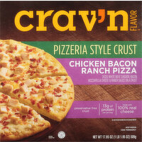 Crav'n Flavor Pizza, Chicken Bacon Ranch, Pizzeria Style Crust - 17.95 Ounce 