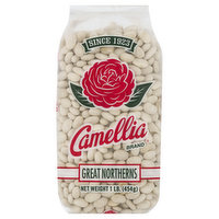 Camellia Beans, Great Northerns - 1 Pound 