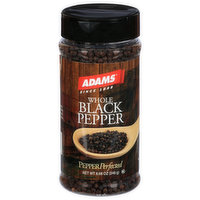 Adams Black Pepper, Whole - 8.68 Ounce