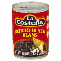 La Costena Black Beans, Refried - 20.5 Ounce 